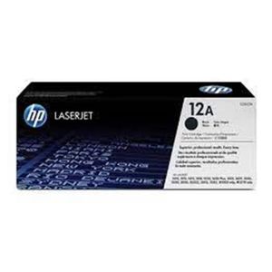 HP cartridge 12A Black Original LaserJet Toner Cartridge (Q2612A)