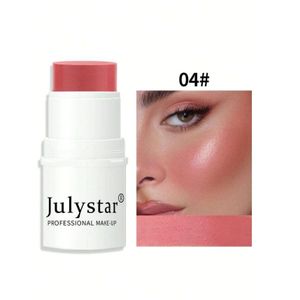 Julystar  مكياج احترافي احمر الخدود متين مصطبغة كريم أحمر الخدود