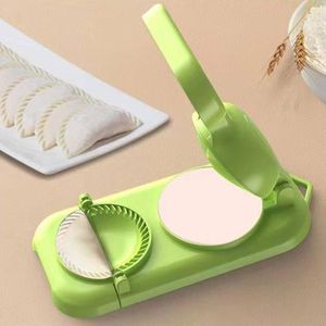 3-in-1 Dough Press Set, Dumpling Maker and Empanada Mold, Green
