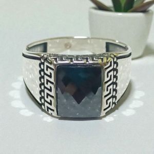 خاتم رجالي فضه عيار 925