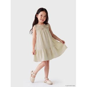 LC Waikiki Lace Detailed Ruffled Girl's Dress