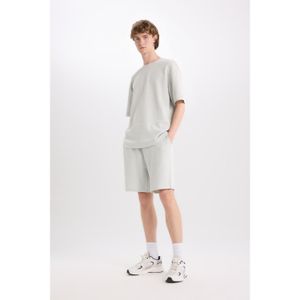 Defacto 100% Cotton Regular Fit Straight Leg Shorts