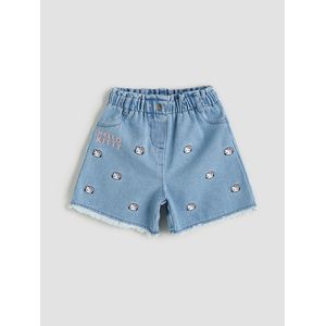 LC Waikiki Hello Kitty Embroidered Girl's Shorts