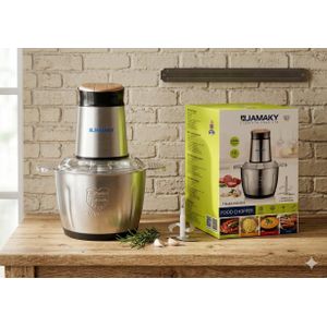 Jamaky Electric food processor, model 8016, 3500 watts power