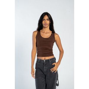 OUTDATED Tank Top Wide Neck - Brown
