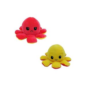 1-Piece Double Sided Flip Octopus Plush Toys 20cm