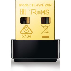 TP-Link Tl-wn725n 150mbps Wireless N Nano Usb Adapter - Gold
