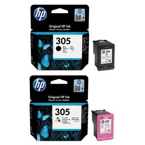 HP ink set  305 black + colors 
