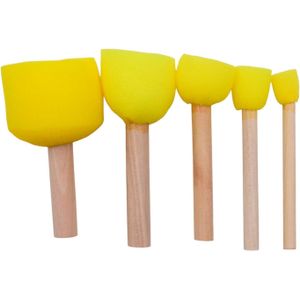 طقم فرش اسفنجة صفراء اللون من 5 قطع من سمارت فان، مقاس 10 – بيج