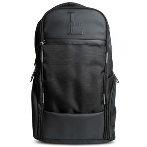 شنطة ظهر LEXIE سوداء   حقيبة لابتوب عصرية للعمل والسفر