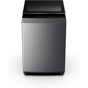 Toshiba غسالة تحميل علوي - 8 كجم - 680 دورة في الدقيقة - غطاء يغلق بهدوء - غسيل سريع 15 - AW-M801APEG(SG)