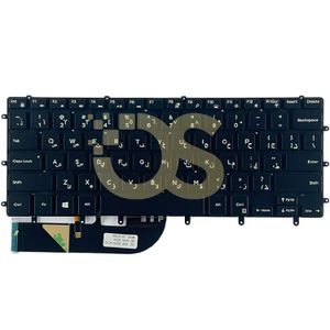 Os لوحة مفاتيح متوافقة مع Dell Precision 5510 5520 5530 بإضاءة خلفية من  US