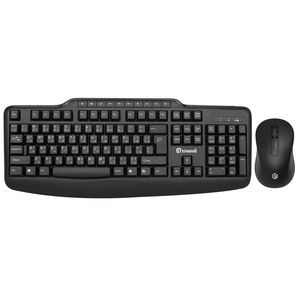 Standard KCW-6000 Wireless Keyboard and Mouse Combo, 2.4GHz, 10m Range, USB Nano Receiver, 800–1600 DPI, Black
