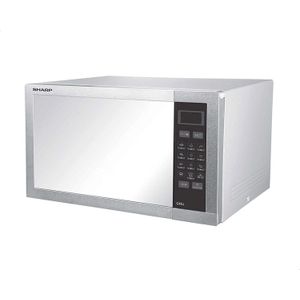 Sharp Microwave with Grill 34 Liters, 1000 Watts, 9 Auto Menus, Stainless Steel  R-770AR(ST)