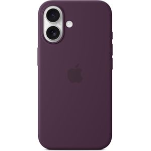 Apple iPhone 16 Silicone Case with MagSafe and Camera Control: Lightweight Phone Case, Wireless Charging Compatible, Smooth Matte Finish Plum