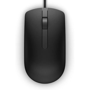 DELL MS116 - Mouse - Optical - 2 Buttons - Wired - USB - Black - Retail - for Inspiron 17R 57XX, 17R 7720, Latitude D630, Optiplex 50XX, 5250, 90XX, XPS One 27XX