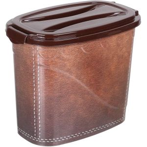 حاوية بلاستيكية بغطاء لتخزين مسحوق الغسيل