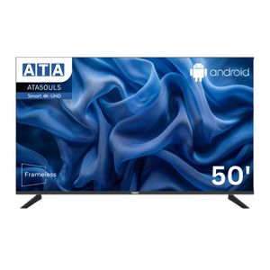 ATA شاشة ايه تي ايه 4K UHD سمارت 50 بوصة بدون فريم – ATA50ULS