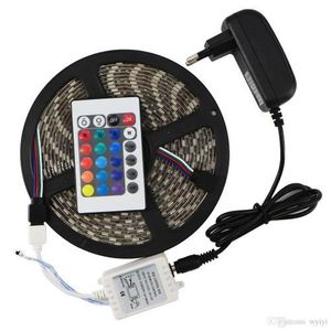 RGB Waterproof Led Strip Light With Remote - 12V - 5m