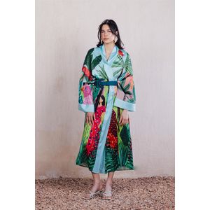 Clue Tropical Print Kaftan