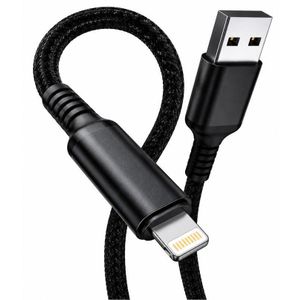 iPhone Charger Lightning Cable, Nylon Braided 1M , Fast Charging Cable High Speed Data Sync Transfer Cord Compatible with iPhone 14/13/12/11 Pro Max/XS MAX/XR/XS/X/8/7 and More