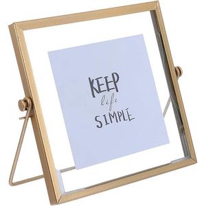 Metal Geometric Picture Frame Classic Mirrored Frame with Deep Slanted Angle Wall Decor Display Photo Gallery and Wall Art 