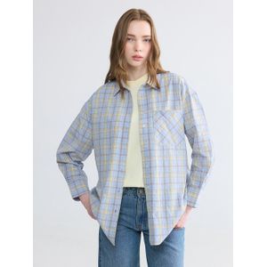 LC Waikiki Plaid Oversize Women's Shirt