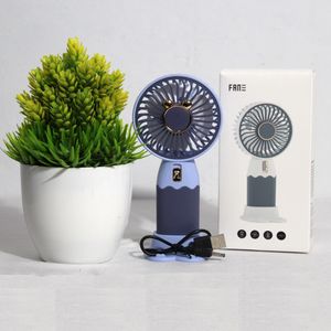 USB Rechargeable Portable Pocket Fan with Mobile Phone Holder