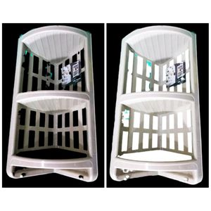 2 level bathroom And Kitchen Shelf set of 2 pieces 