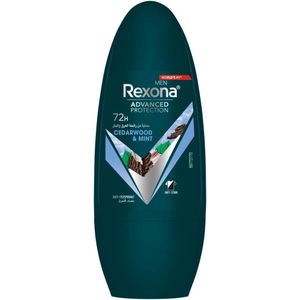 Rexona Men Advanced Protection 72H+ Antiperspirant Deodorant Mint & Cedarwood Roll On 50ML