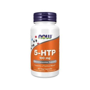 Now ناو 5-HTP بتركيز 100 ملغ - 60 كبسولة نباتية