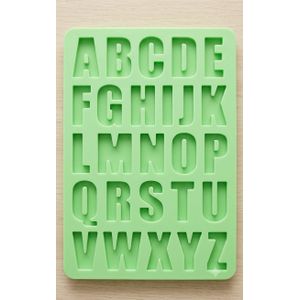 Silicone Alphabet Letter Mold A-Z for Concrete, Resin & Plaster Casting