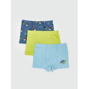LC Waikiki Elastic Waist Jersey Boy's Boxer Trunks 3-Pack