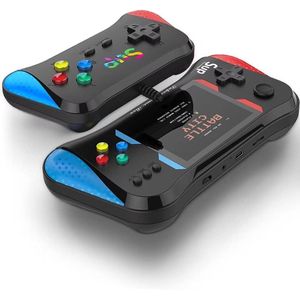 MERV Retro Portable Game Console with 500 Classic FC Games, 3.5 inch HD Screen, 1200mAh Rechargeable Battery Support for Connecting TV, Toys Gifts Choice for Kids and Adults (Black)