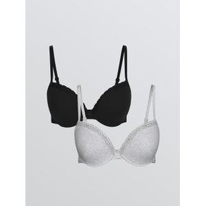 LC Waikiki Underwire Non-Padded T-Shirt Bra, Set Of Two