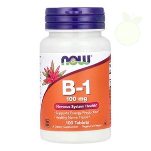Now B-1, 100 mg, 100 Tablets