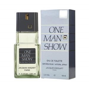 Jacques Bogart One Man Show For Men 3.4 Oz Eau De Toilette Edt Spray - Woody Aromatic