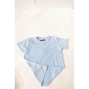 cotton t-shirt MENS - L LIGTH BLUE -LIGTH BLUE -L