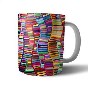 Ceramic Coffee Mug - Multi Color