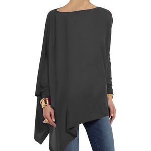 Fg بلوزة نسائى طويلة قطن