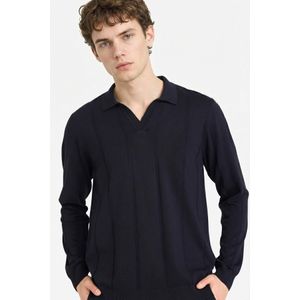 Defacto بلوفر تريكو قصة عادية بياقة بولو