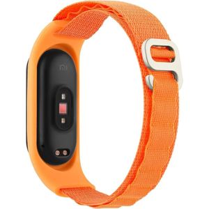 سوار رياضي من نسيج نايلون من Next store متوافق مع Xiaomi Mi Band 3/4 / 5/6 / 7 - حزام رياضي ناعم وقابل للتنفس مع مشبك معدني G للرجال والنساء