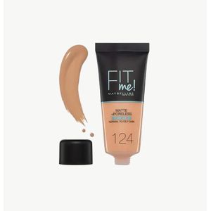 Fit Me Matte & Poreless Foundation - 124
