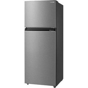 Toshiba ثلاجة توشيبا نوفروست بتقنية الانفرتر، 411 لتر، فضي - GR-RT558WE-PMN(57)