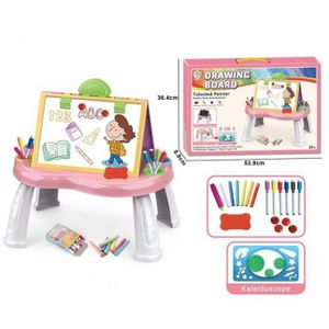 Double-sided educational board for children (magnetic + chalkboard)