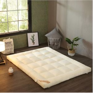 مرتبة تتناسب مع مرتبة تطرية بمواصفات فندقية - مقاس( 160x200) - ارتفاع 7سم-مريحة وعملية (Off White)