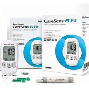 جهاز قياس السكر في الدم اس اف جي كريسينس + 50 شريط كيرسينس لاختبار السكر في الدم