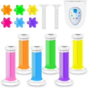 1 Piece Flower Shape Sticky Gel Base Freshener and cleaner Toilet 