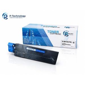 PC TECHNOLOGY خرطوشه حبر ليزر أسود متوافق OKI B432 جودة عالية حتى 7000 صفحة لطابعات OKI Laser