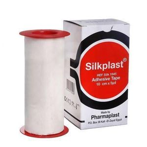 Silkplast بلاستر طبي حريري سيلكبلاست - مقاس 10 سم  5 ياردة